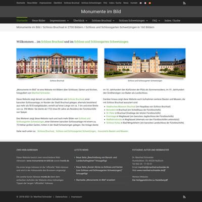 Screenshot der Website "www.monumente-im-bild.de" vom 22. Juli 2023
